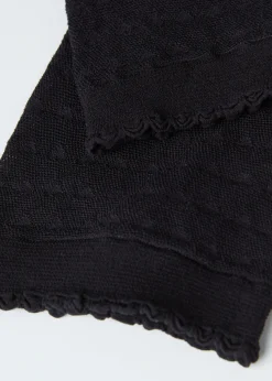 Women Calzedonia Short Heart Motif Mesh Socks