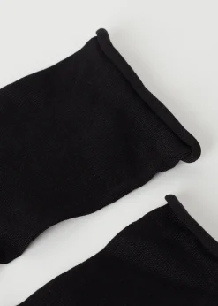 Women Calzedonia Short Lisle Socks With Raw Cut Cuffs