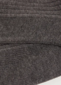 Women Calzedonia Short Ribbed Socks With Cotton And Cashmere