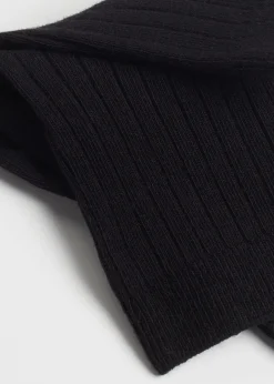 Women Calzedonia Short Ribbed Socks With Cotton And Cashmere