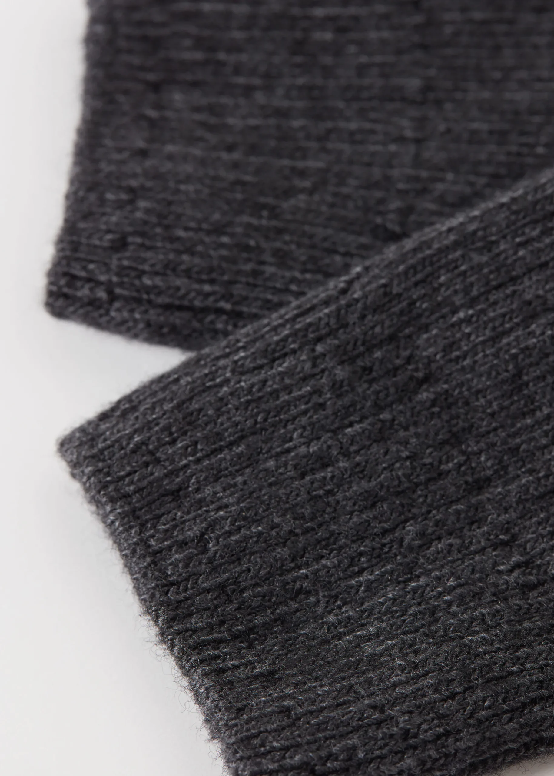 Women Calzedonia Short Ribbed Socks With Wool And Cashmere