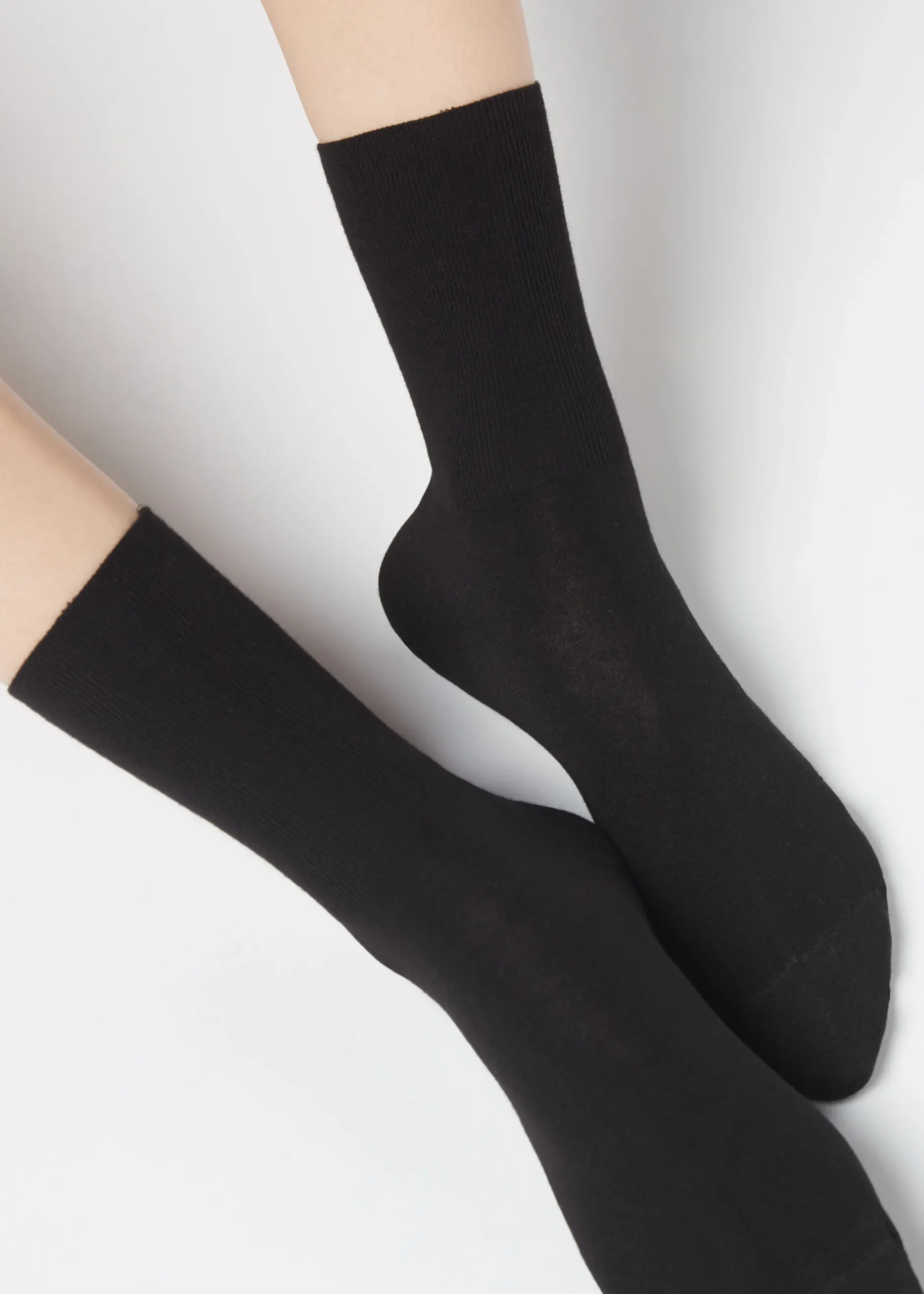 Women Calzedonia Short Socks In Cotton With Cashmere