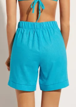 Women Calzedonia Shorts With Linen