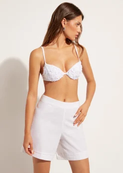 Women Calzedonia Shorts With Linen