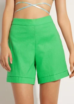 Women Calzedonia Shorts With Linen