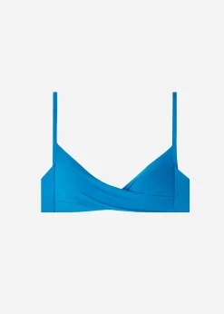 Women Calzedonia Soft Graduated Crossover Padded Triangle Bikini Top Indonesia