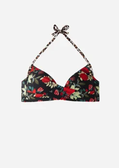 Women Calzedonia Soft Graduated Padded Triangle Bikini Top Nizza