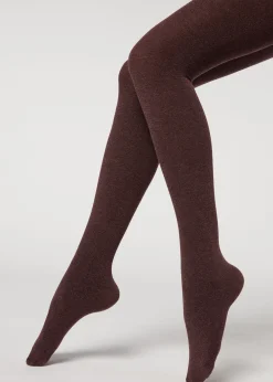 Women Calzedonia Soft Modal And Cashmere Blend Tights