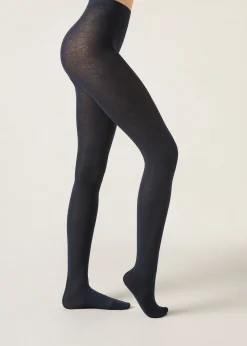 Women Calzedonia Soft Modal And Cashmere Blend Tights