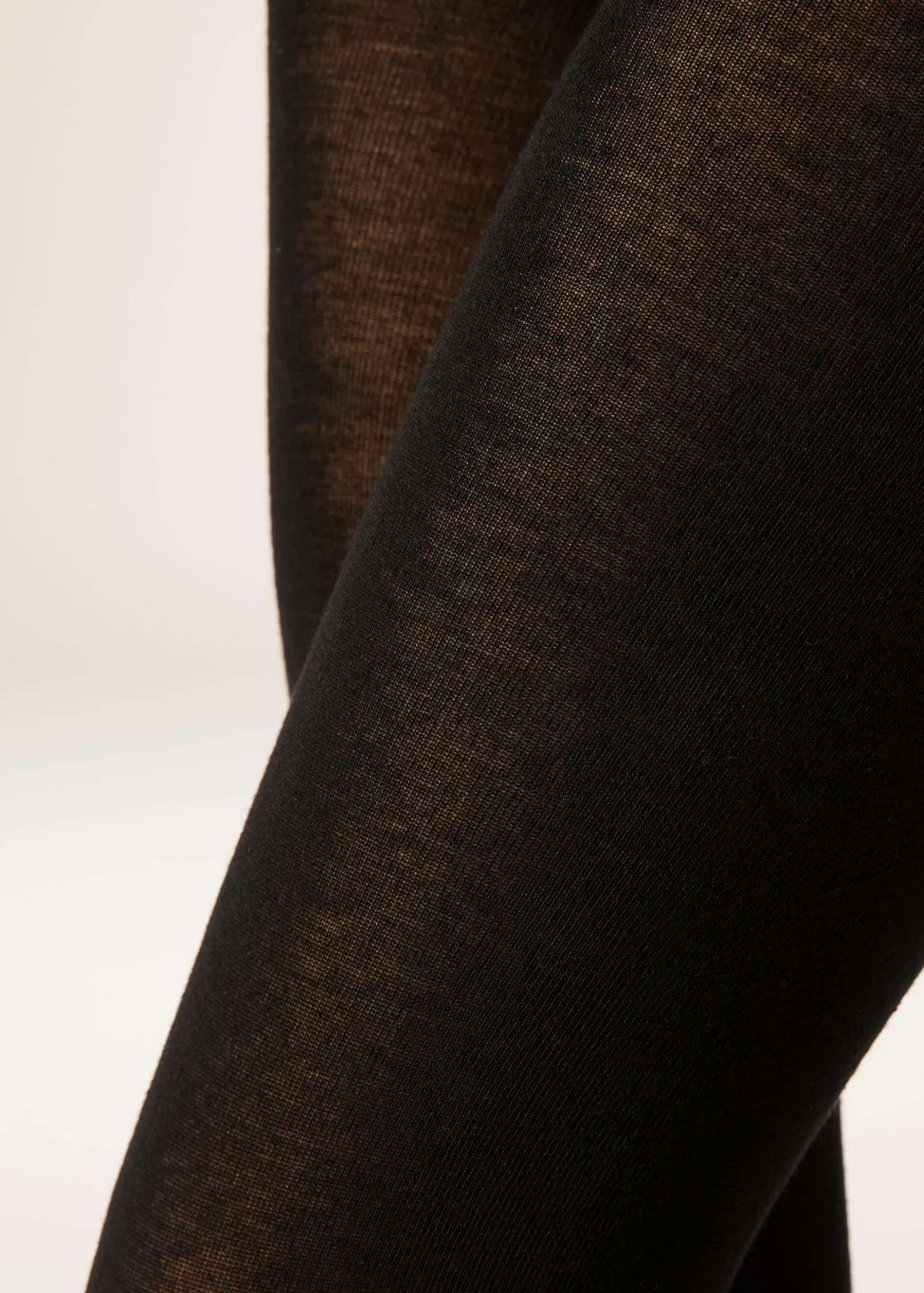 Women Calzedonia Soft Modal And Cashmere Blend Tights