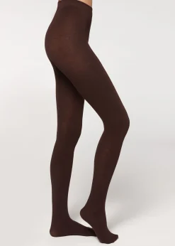 Women Calzedonia Soft Modal And Cashmere Blend Tights