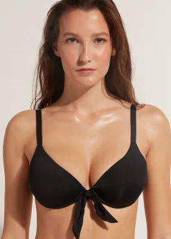Women Calzedonia Soft Padded Push-Up Bikini Top Indonesia