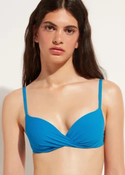 Women Calzedonia Soft Super-Padded Graduated Push-Up Bikini Top Indonesia