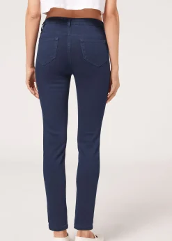 Women Calzedonia Soft-Touch Thermal Skinny Jeans