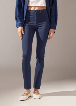 Women Calzedonia Soft-Touch Thermal Skinny Jeans