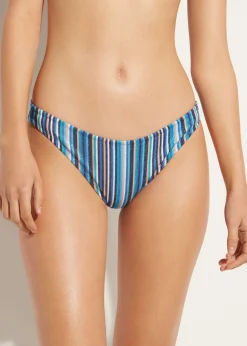 Women Calzedonia Stripe Bikini Bottoms Marbella