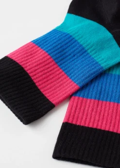 Women Calzedonia Stripe Patterned Short Socks