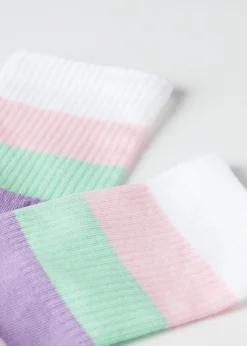 Women Calzedonia Stripe Patterned Short Socks