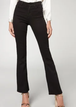 Women Calzedonia Super Flex Denim High-Waisted Bootcut Jeans