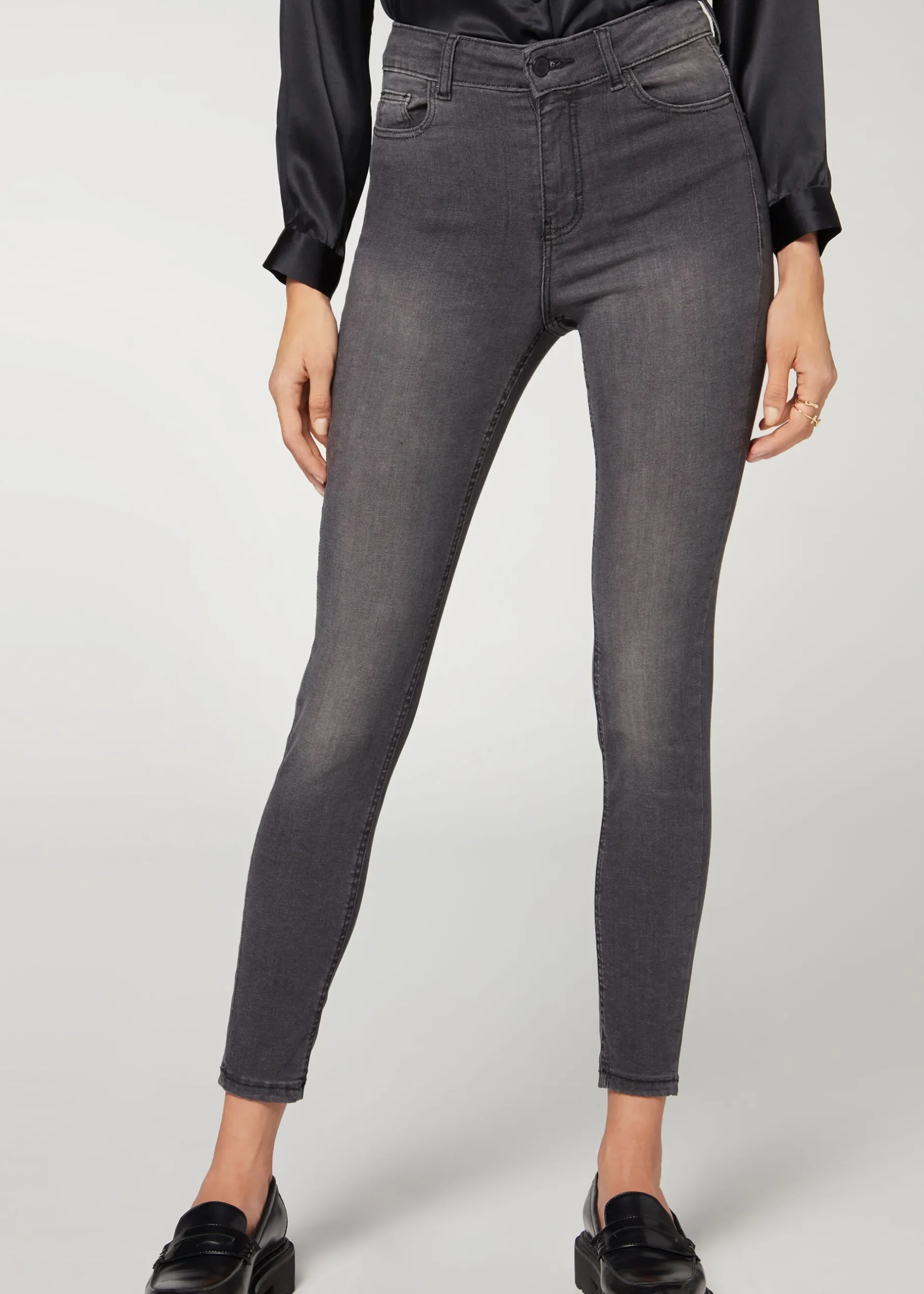 Women Calzedonia Super Flex Denim High-Waisted Superskinny Jeans