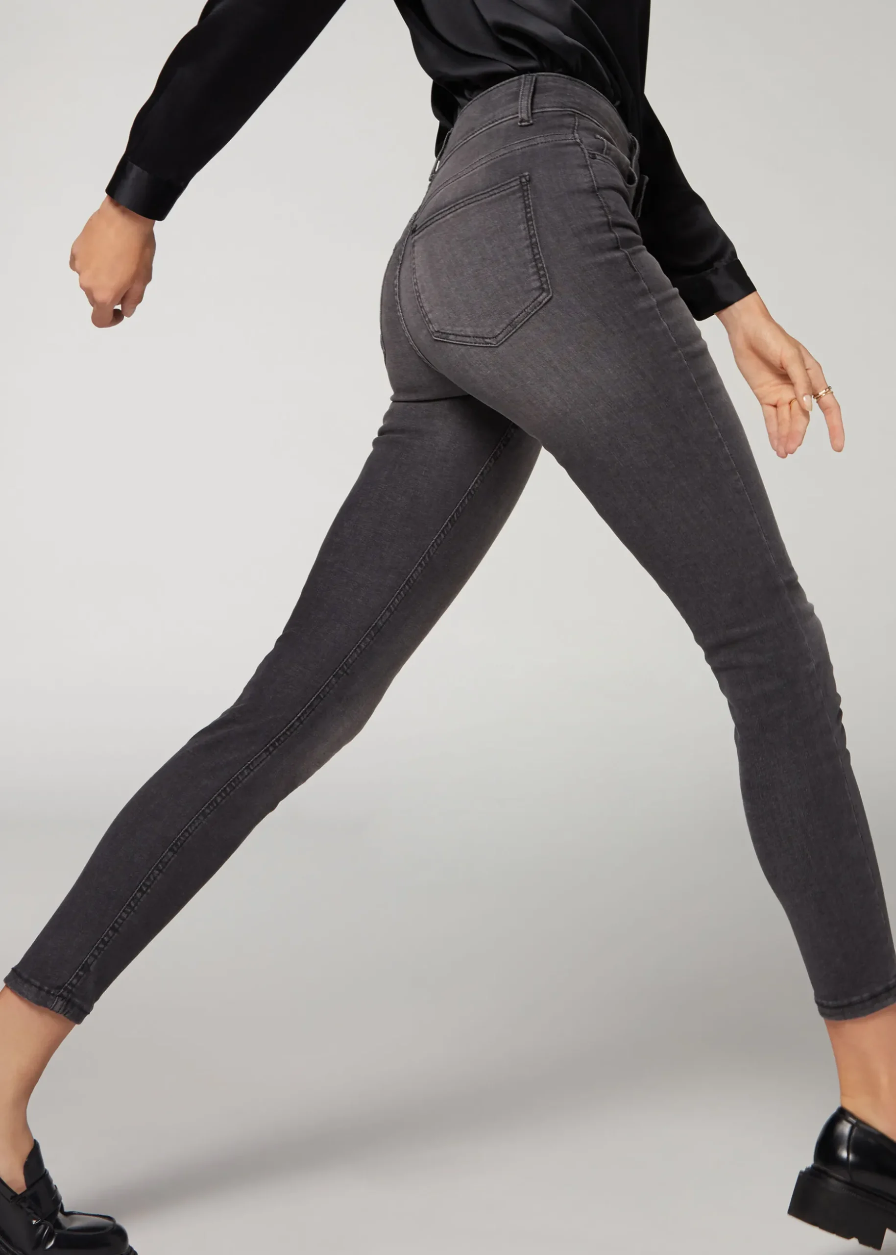 Women Calzedonia Super Flex Denim High-Waisted Superskinny Jeans