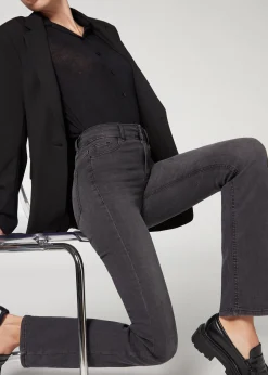 Women Calzedonia Super Flex Denim High-Waisted Bootcut Jeans