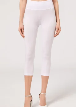 Women Calzedonia Supima Cotton Capri Leggings