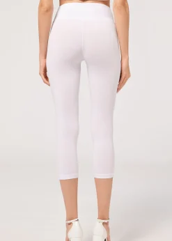 Women Calzedonia Supima Cotton Capri Leggings