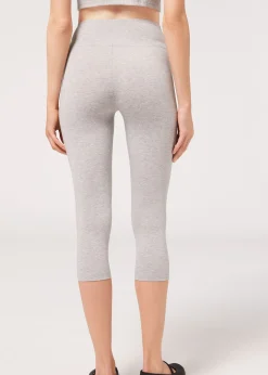 Women Calzedonia Supima Cotton Capri Leggings