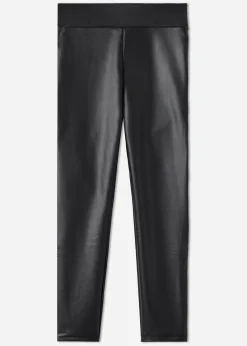 Women Calzedonia Thermal Leather Effect Leggings