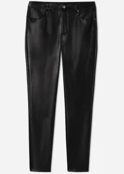 Women Calzedonia Thermal Leather-Look Leggings