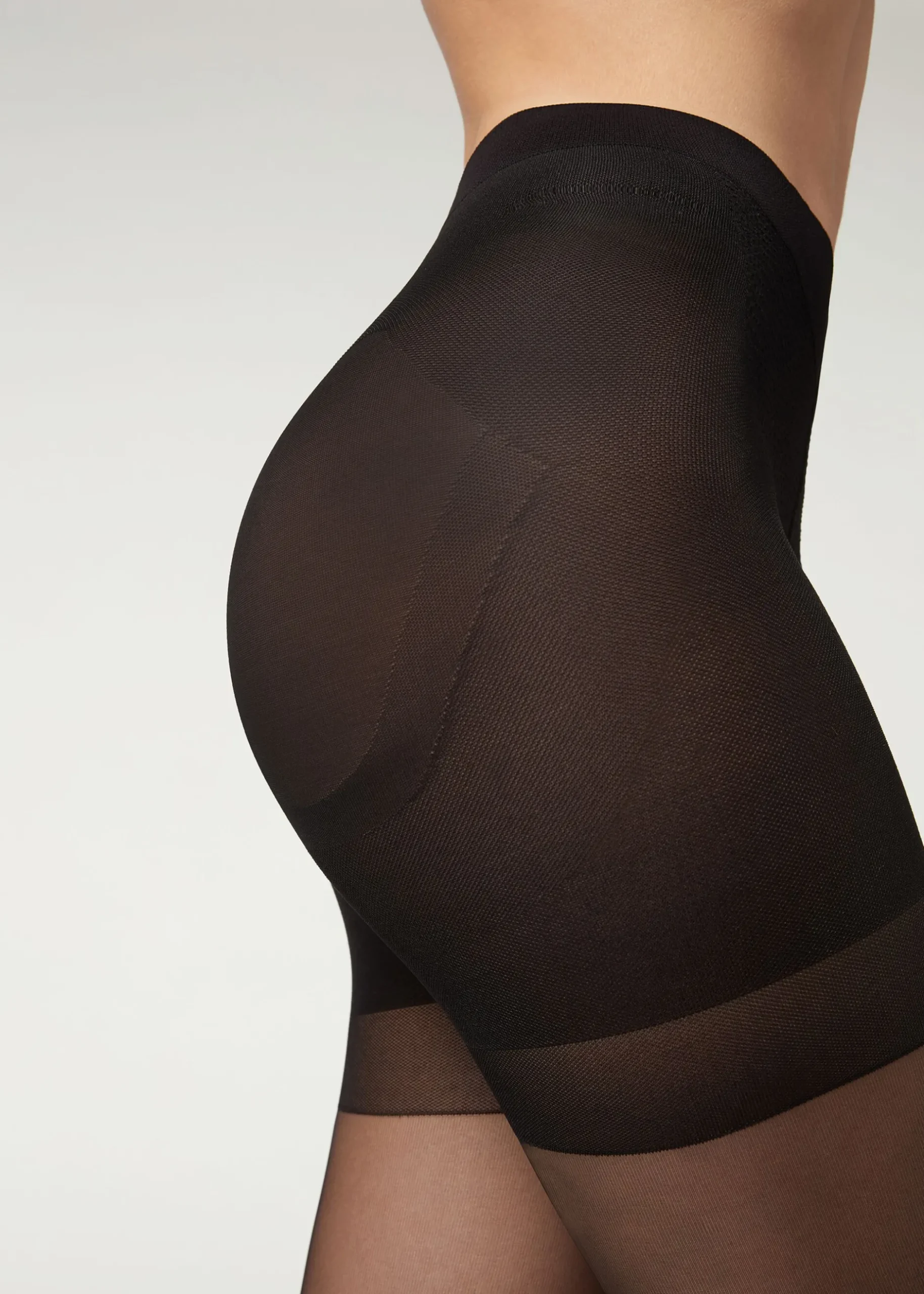 Women Calzedonia Total Shaper Back Seam Tights