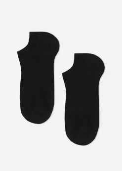 Women Calzedonia Unisex Linen And Viscose No-Show Socks