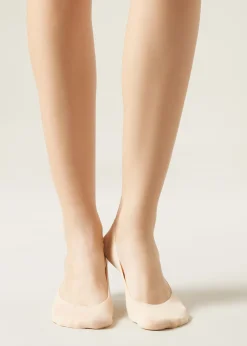 Women Calzedonia Women's Cotton Invisible Socks With Silicone Edge