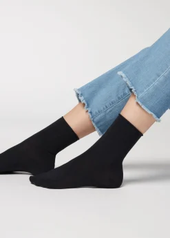 Women Calzedonia Wool And Cotton Short Socks