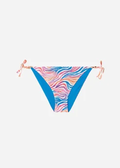 Women Calzedonia Zebra Pattern Tie Bikini Bottoms Malaga