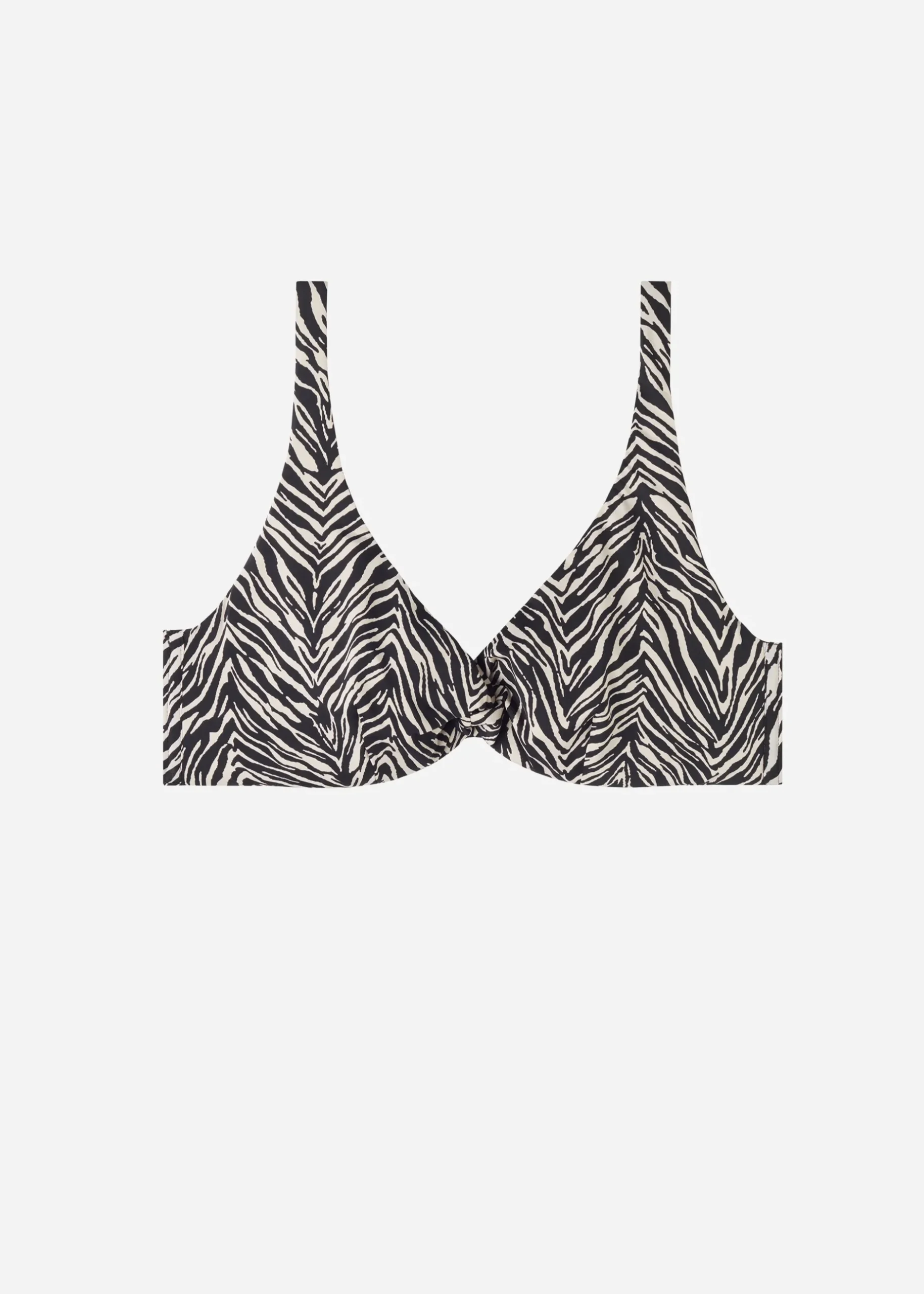 Women Calzedonia Zebra Print Balconette Bikini Top Nairobi